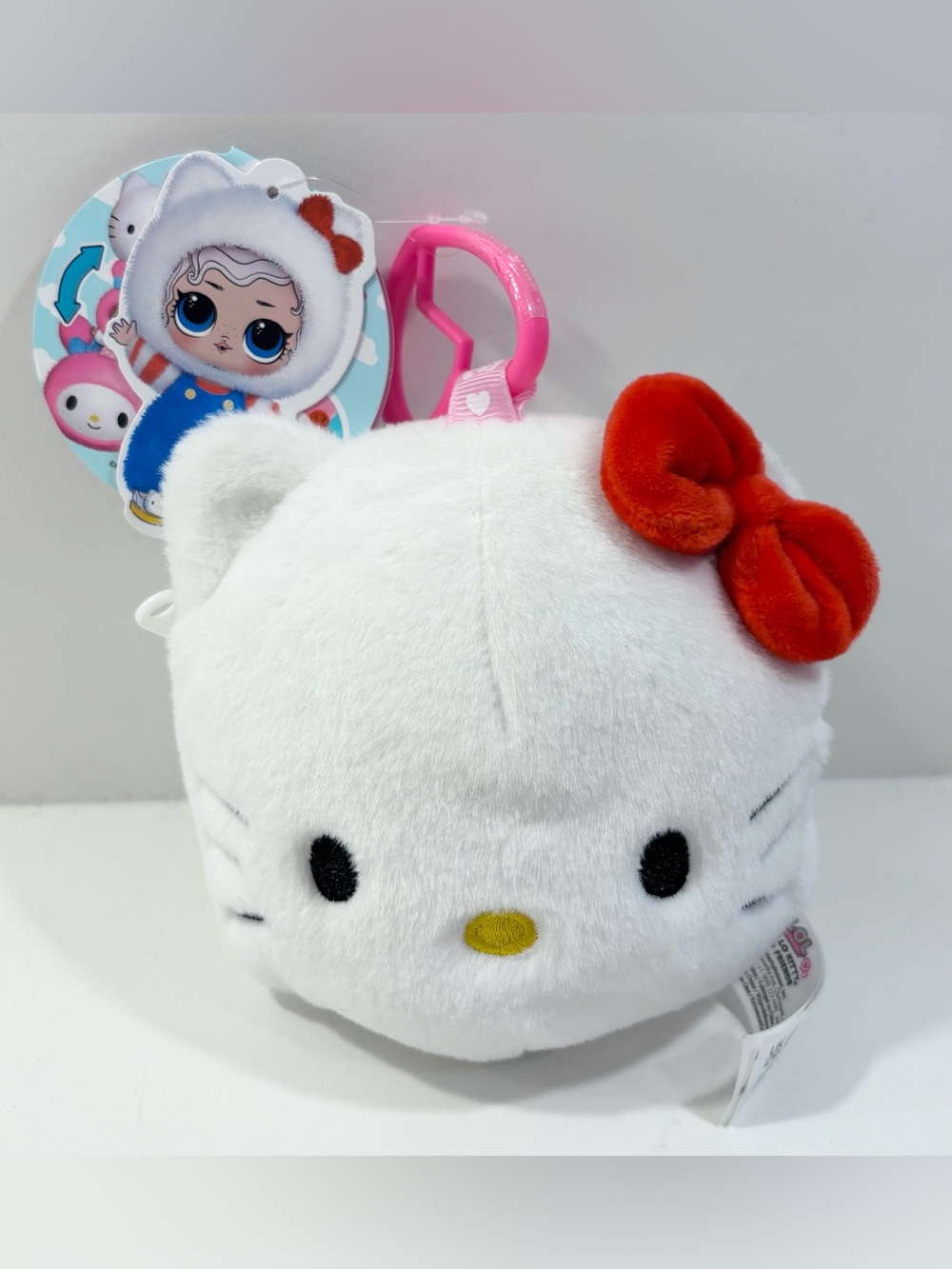 LOL Surprise x Hello Kitty My Melody Reversible Plush - Hello Kitty QT, NWT